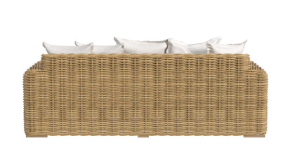 Sunset West Playa Loveseat in Soothe Pearl w/ Flange Welt — View 6