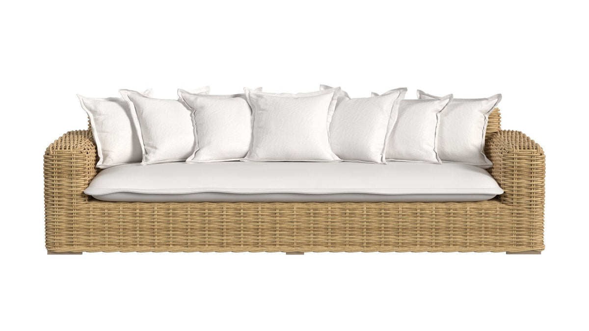 Sunset West Playa Sofa in Soothe Pearl w/ Flange Welt — View 5
