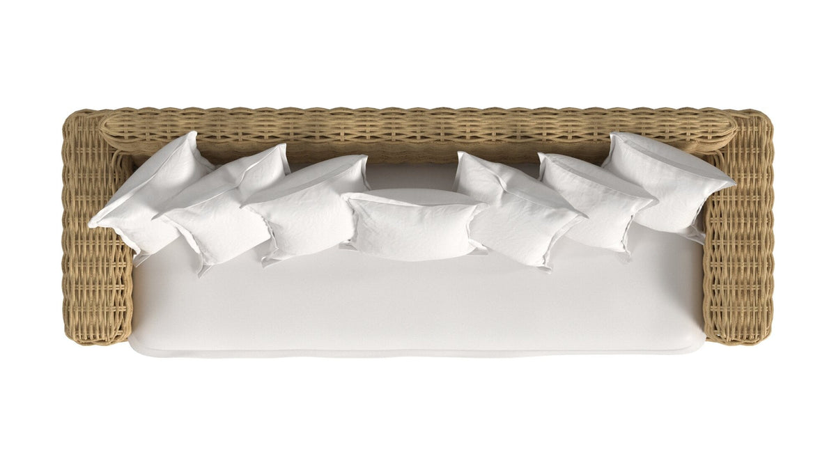 Sunset West Playa Sofa in Soothe Pearl w/ Flange Welt — View 8