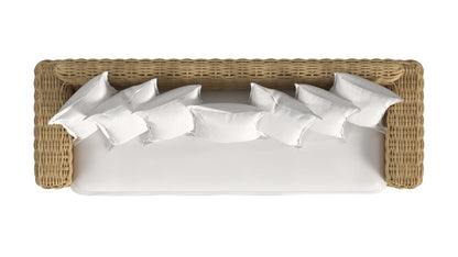 Sunset West Playa Sofa in Soothe Pearl w/ Flange Welt — View 8