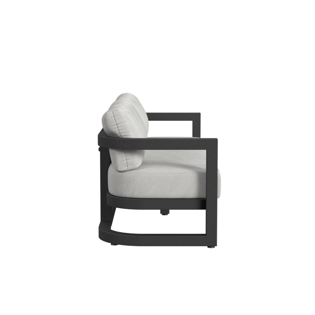 Sunset West Malibu Sofa in Cast Silver, No Welt — View 3
