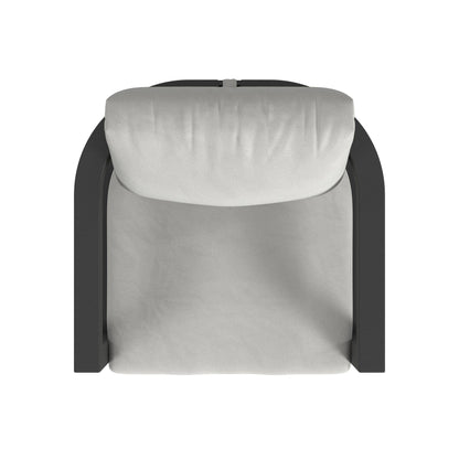 Sunset West Malibu Swivel Chair in Cast Silver, No Welt — View 10