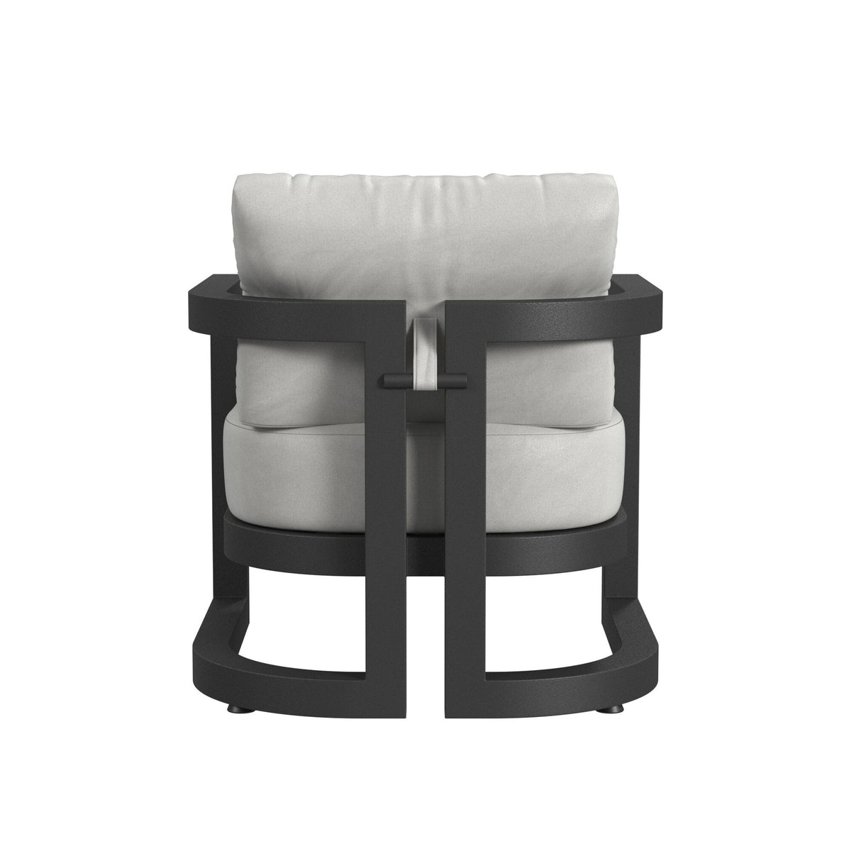 Sunset West Malibu Club Chair in Cast Silver, No Welt — View 11