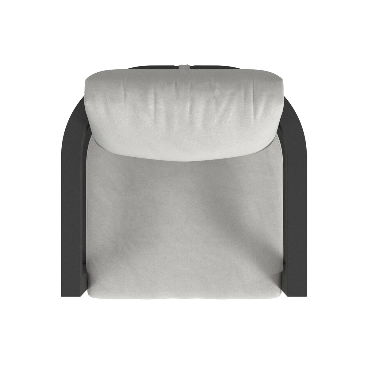 Sunset West Malibu Club Chair in Cast Silver, No Welt — View 12