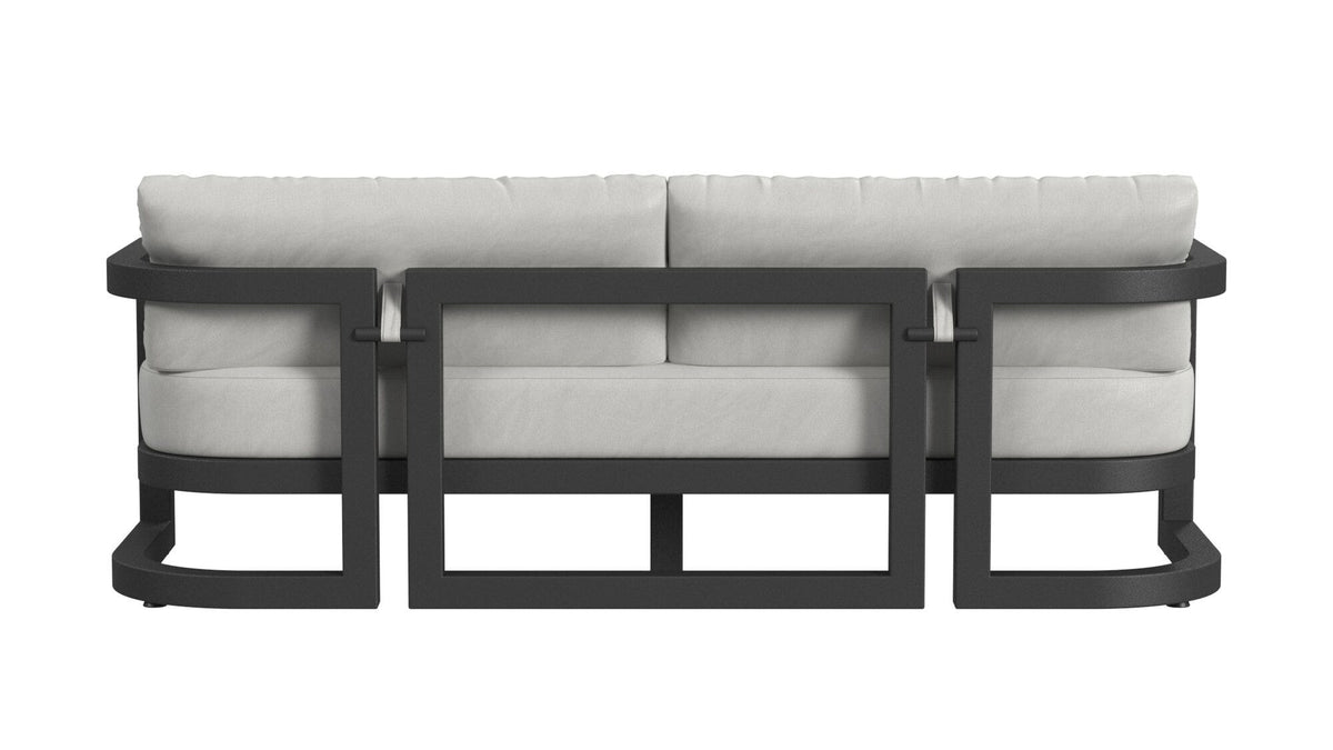 Sunset West Malibu Sofa in Cast Silver, No Welt — View 11