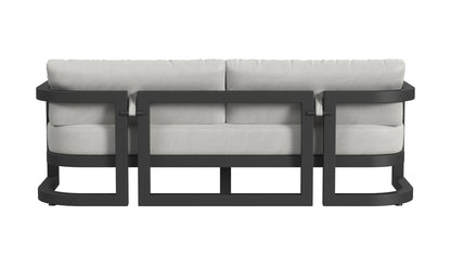 Sunset West Malibu Sofa in Cast Silver, No Welt — View 11