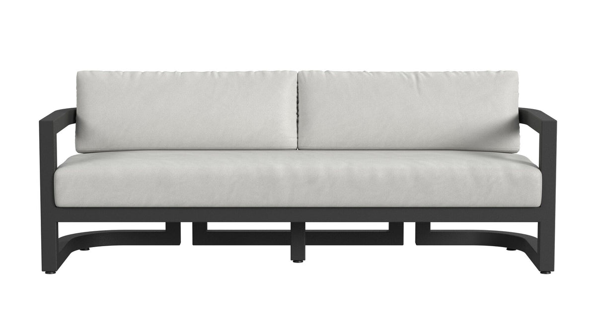 Sunset West Malibu Sofa in Cast Silver, No Welt — View 9