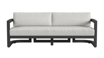 Sunset West Malibu Sofa in Cast Silver, No Welt — View 9