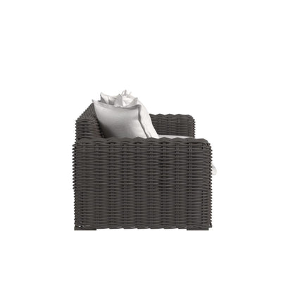 Sunset West Cabo Loveseat in Soothe Pearl w/ Flange Welt