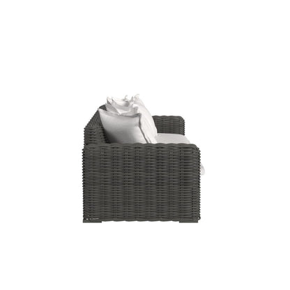 Sunset West Cabo Sofa in Soothe Pearl w/ Flange Welt