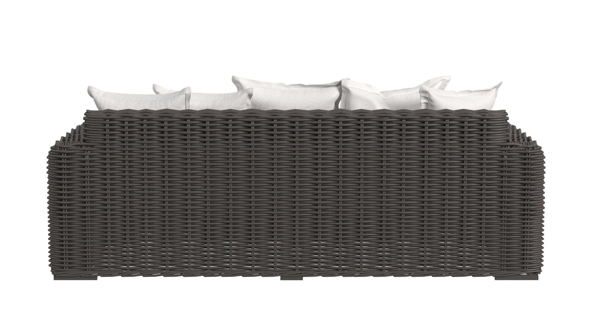 Sunset West Cabo Loveseat in Soothe Pearl w/ Flange Welt — View 8