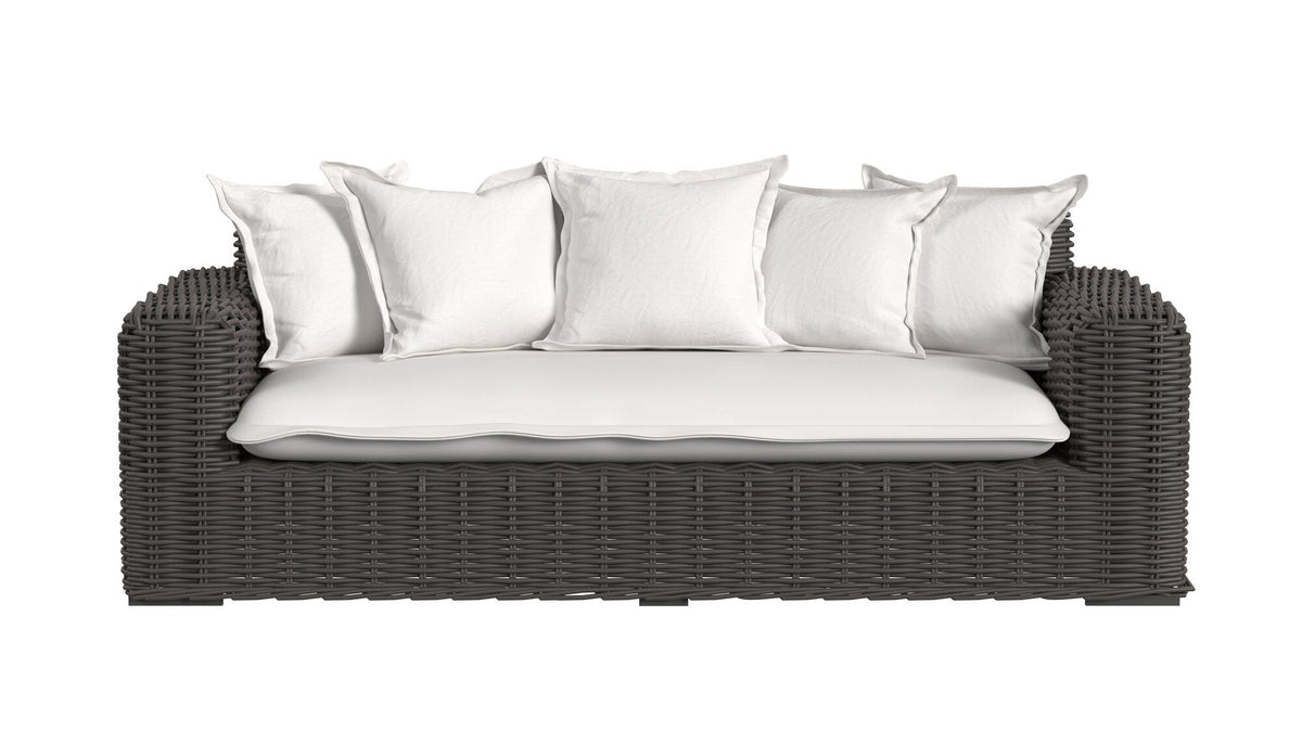 Sunset West Cabo Loveseat in Soothe Pearl w/ Flange Welt — View 6