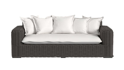 Sunset West Cabo Loveseat in Soothe Pearl w/ Flange Welt — View 6