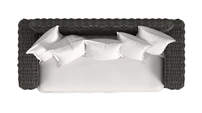 Sunset West Cabo Loveseat in Soothe Pearl w/ Flange Welt — View 9