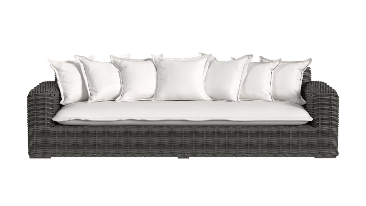 Sunset West Cabo Sofa in Soothe Pearl w/ Flange Welt — View 4