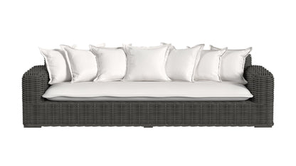 Sunset West Cabo Sofa in Soothe Pearl w/ Flange Welt — View 4