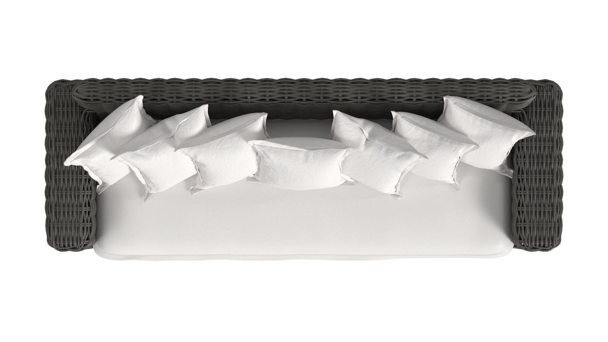 Sunset West Cabo Sofa in Soothe Pearl w/ Flange Welt — View 7