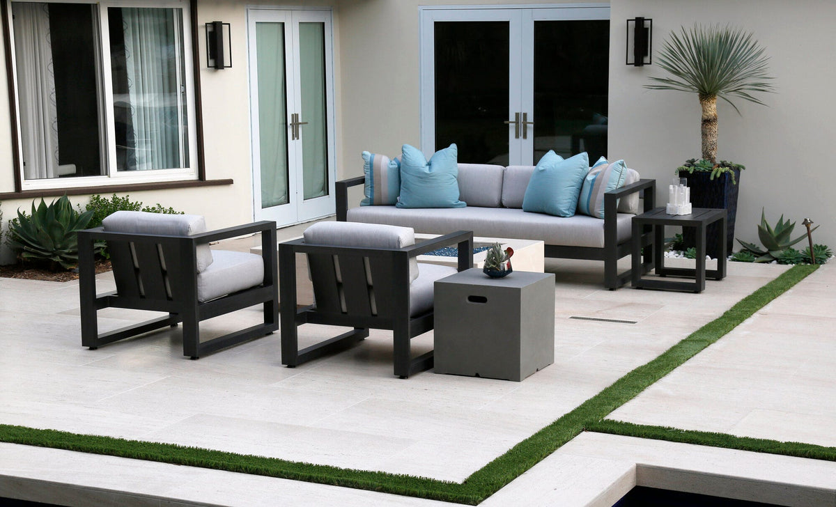 Sunset West Redondo Sofa in Cast Silver, No Welt — View 8
