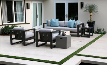 Sunset West Redondo Club Chair in Cast Silver, No Welt — View 9