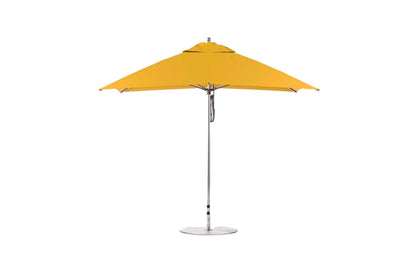 Ledge 10' Square Pulley Essential Fiberglass Umbrella