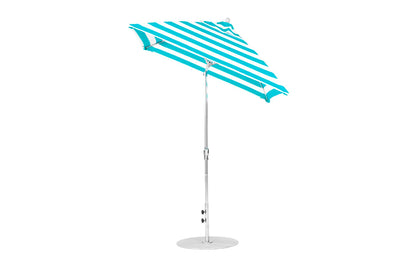 Ledge 6.5' Square Crank Auto Tilt Essential Fiberglass Umbrella