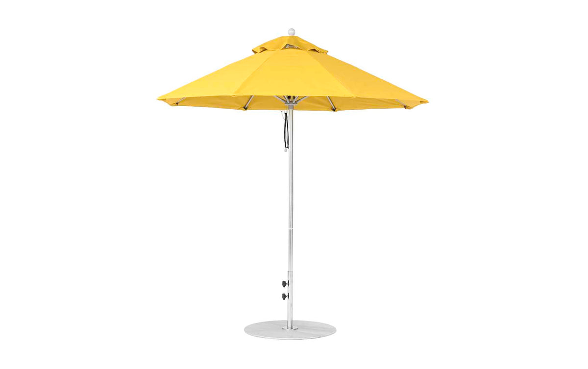 Ledge 7.5' Octagon Pulley Essential Fiberglass Umbrella