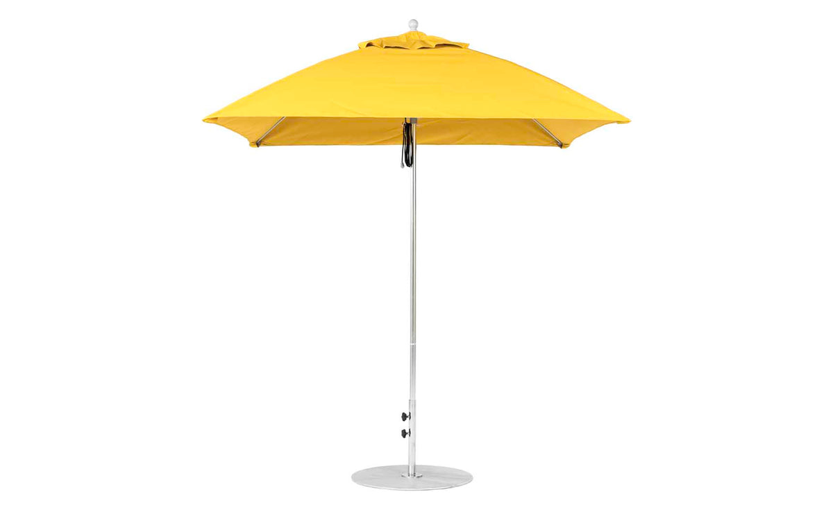 Ledge 7.5' Square Pulley Essential Fiberglass Umbrella