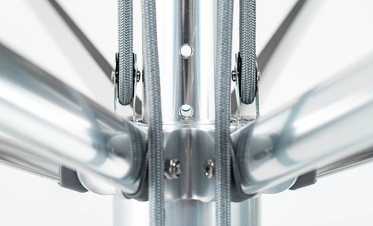 Ledge 10' Square Pulley Premier Umbrella