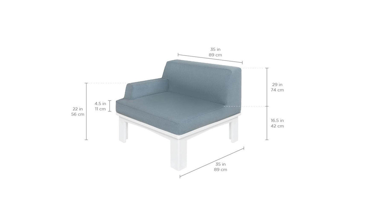 Ledge Mainstay Sectional Right Armchair