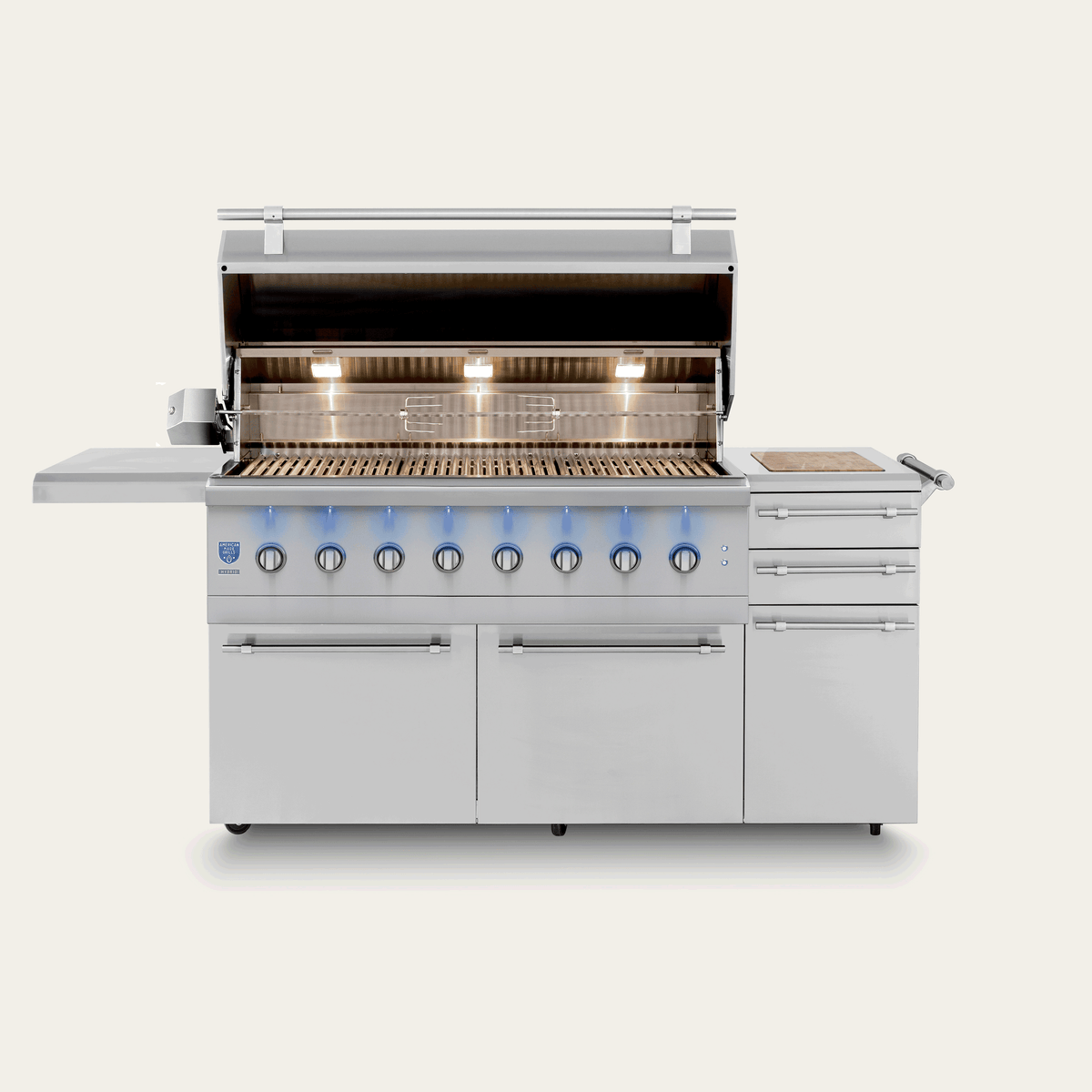 Freestanding Encore - 54" Hybrid Grill by American Made Grills