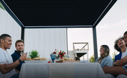 PERGOLUX Pergola 4 Pro outdoor lifestyle view