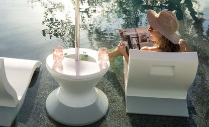 Ledge Signature Side Table Lid with Umbrella Hole