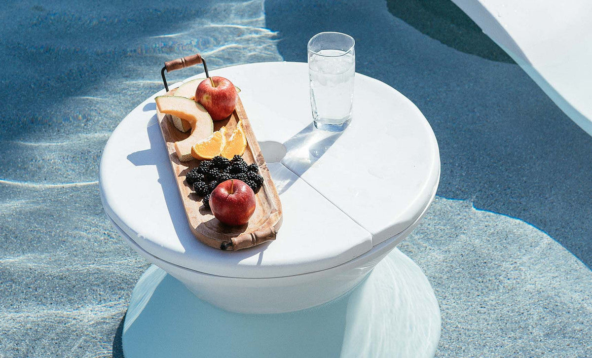 Ledge Signature Side Table Lid with Umbrella Hole