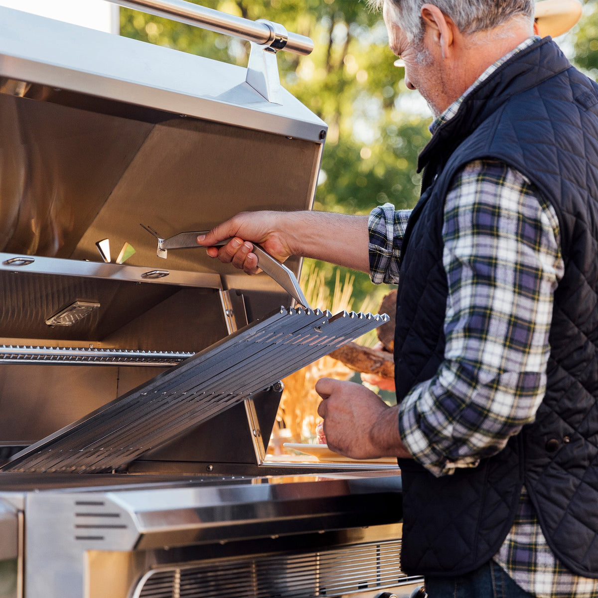 Freestanding Muscle - 54" Hybrid Grill by American Made Grills