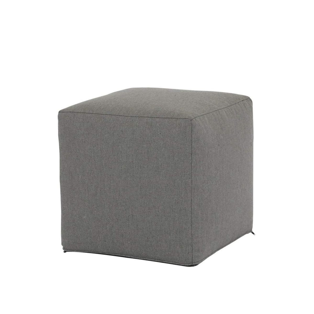 Sunset West Bazaar 18"Pouf Cube in Heritage Granite