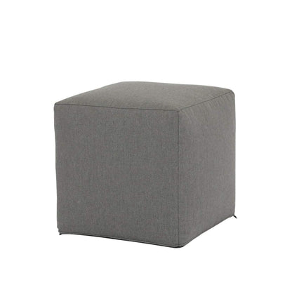 Sunset West Bazaar 18"Pouf Cube in Heritage Granite