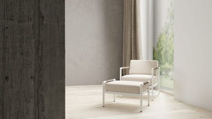 Sunset West Sabbia Club Chair in Echo Ash, No Welt — View 3