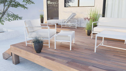 Sunset West Sabbia Chaise in Echo Ash, No Welt — View 4