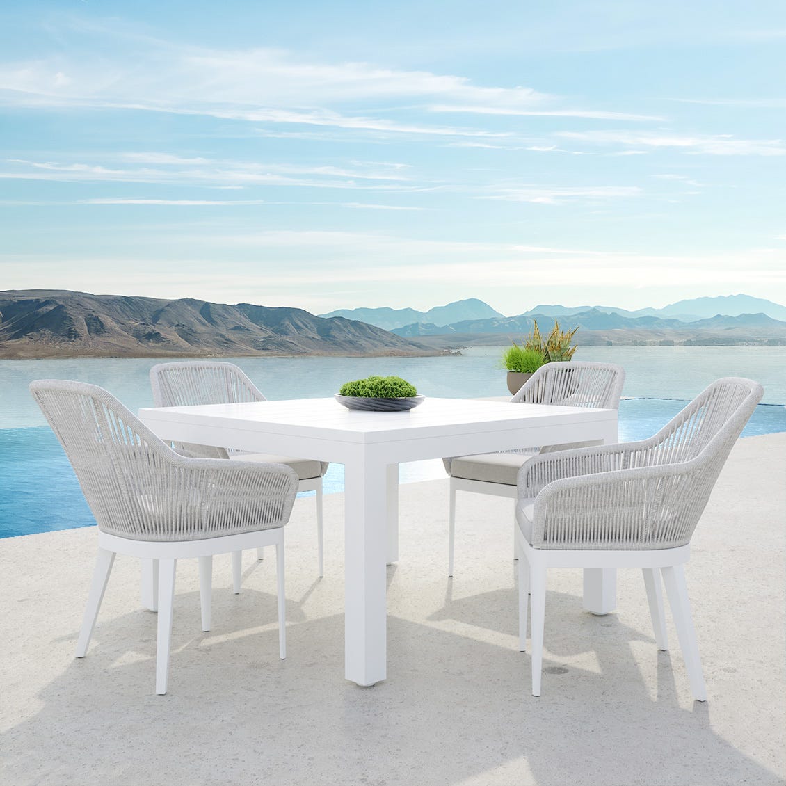 Sunset West Miami Dining Chair in Echo Ash w/ Self Welt — View 4