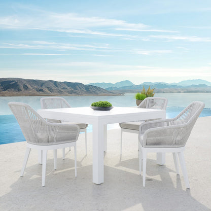 Sunset West Miami Dining Chair in Echo Ash w/ Self Welt — View 4