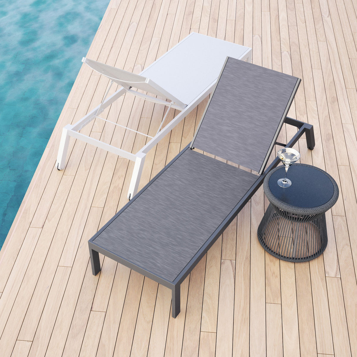Sunset West Vegas Stackable Chaise Lounge — View 5