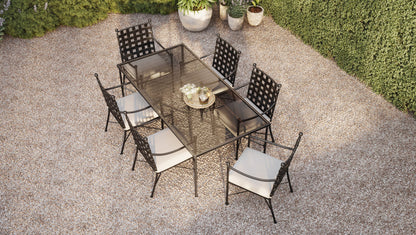Sunset West Provence Dining Chair in Canvas Flax w/ Self Welt — View 6