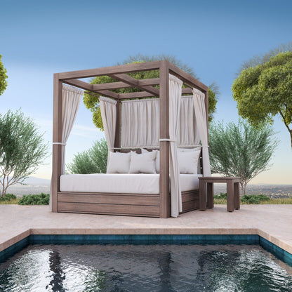 Sunset West Laguna Resort King Daybed in Canvas Flax, No Welt — View 7