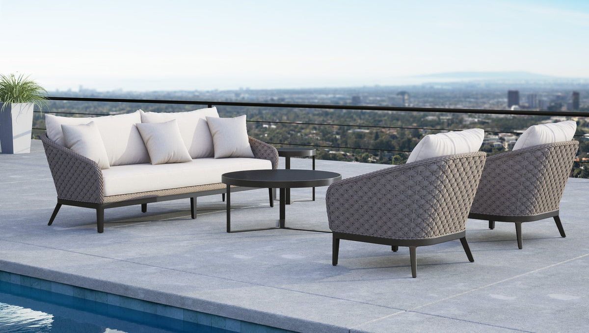 Sunset West Marbella Sofa in Echo Ash w/ Self Welt — View 4