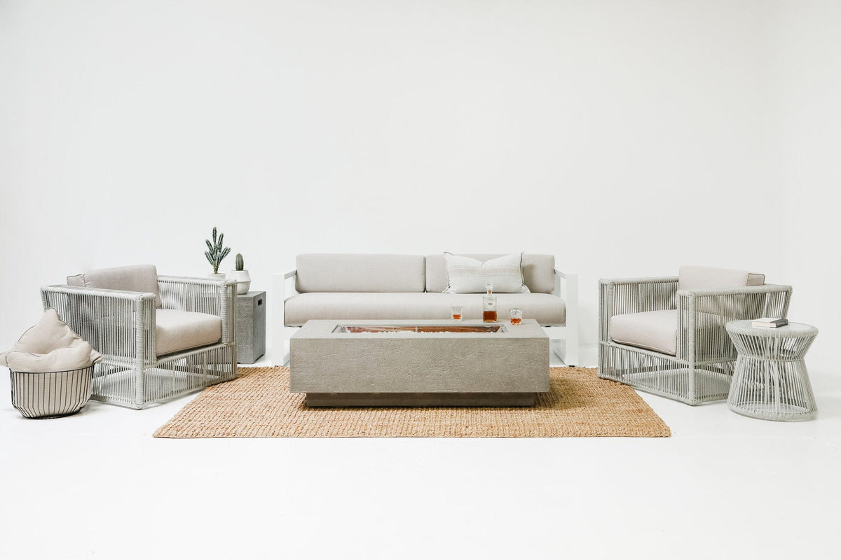 Sunset West Miami Club Chair in Echo Ash w/ Self Welt — View 10