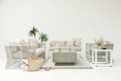 Sunset West Miami Sofa in Echo Ash w/ Self Welt — View 9